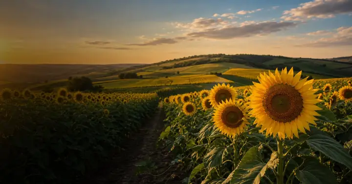 Floarea-soarelui in Moldova