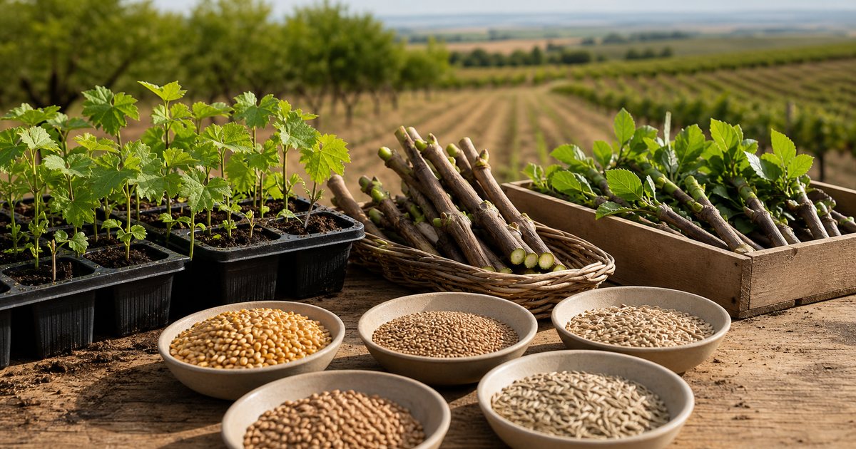Seminte, rasaduri si material saditor pentru culturi agricole